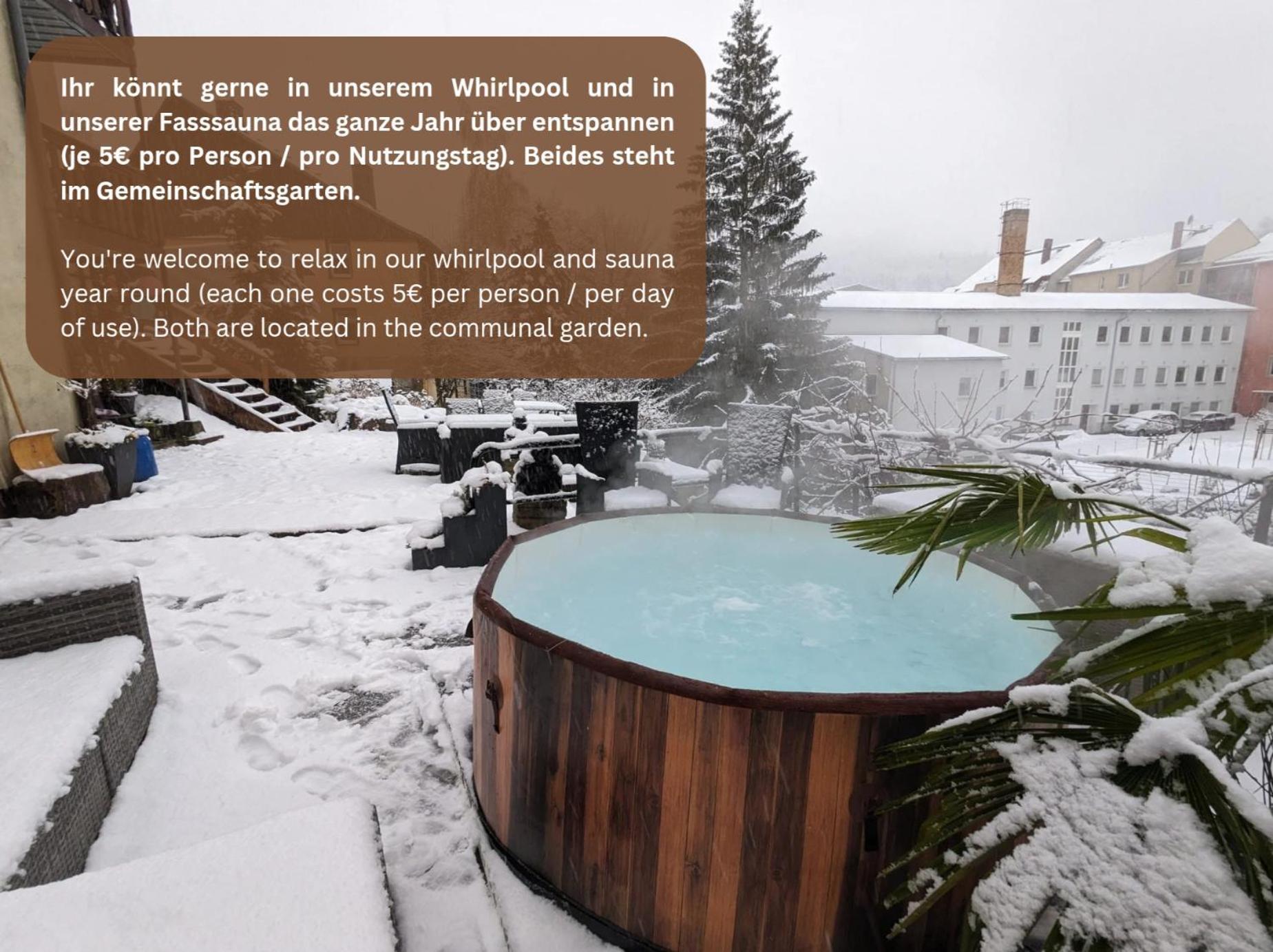 Ut - Urlaubsmagie - Urlaubstraum Mit Whirlpool, Pool & Sauna Sebnitz Exteriér fotografie